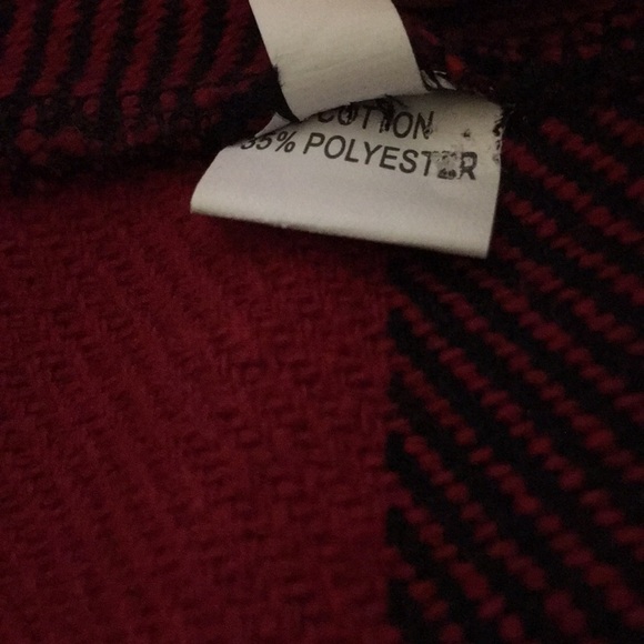 Buffalo plaid fleece vest plus size L - Picture 7 of 10